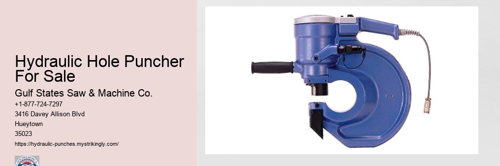 Hydraulic Hole Puncher For Sale
