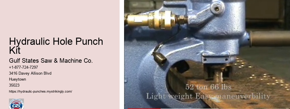 Hydraulic Hole Punch Equipment