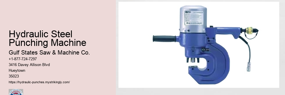 Hydraulic Steel Punching Machine